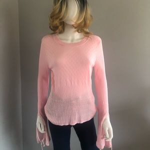Knitted long sleeves tee